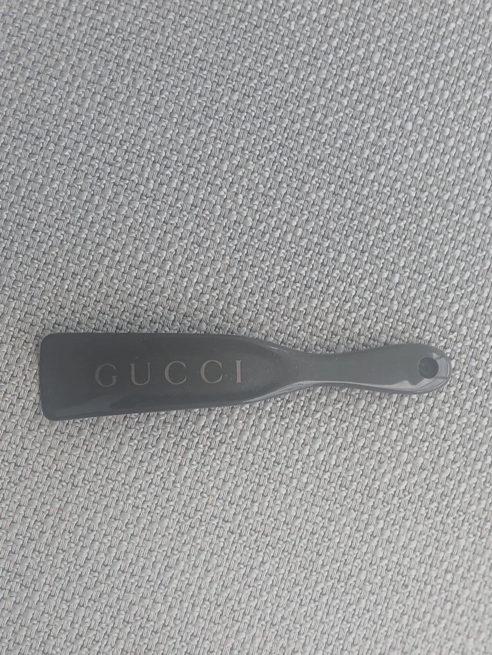 Gucci Black Gloss Shoe Horn with Logo